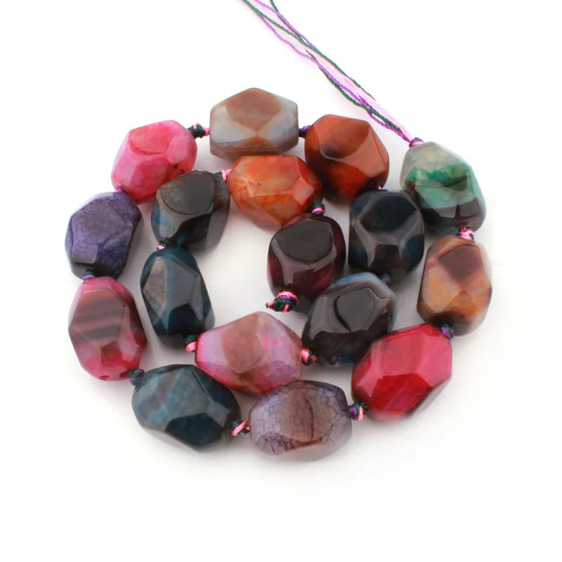Mixed Cracked Agate Beads-ToShay.org