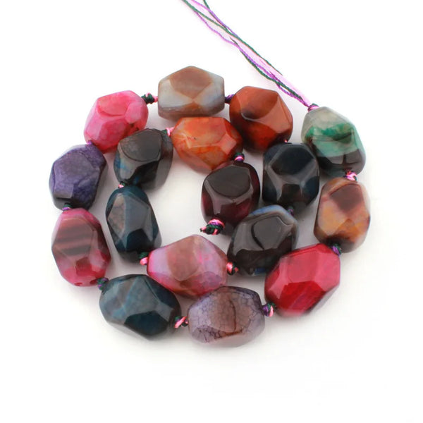 Mixed Cracked Agate Beads-ToShay.org