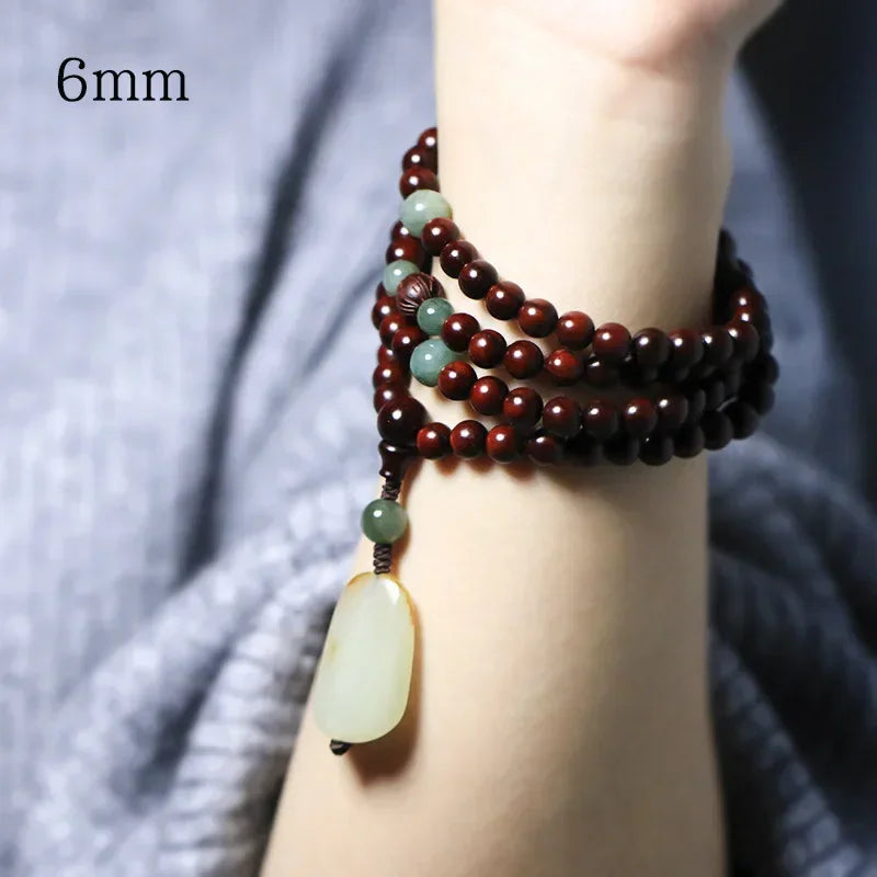 Red Sandalwood Bead Mala-ToShay.org