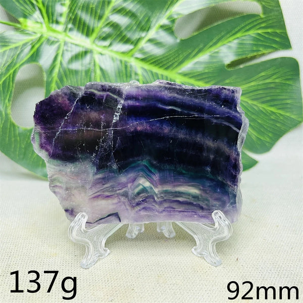 Purple Fluorite Rainbow Slice-ToShay.org