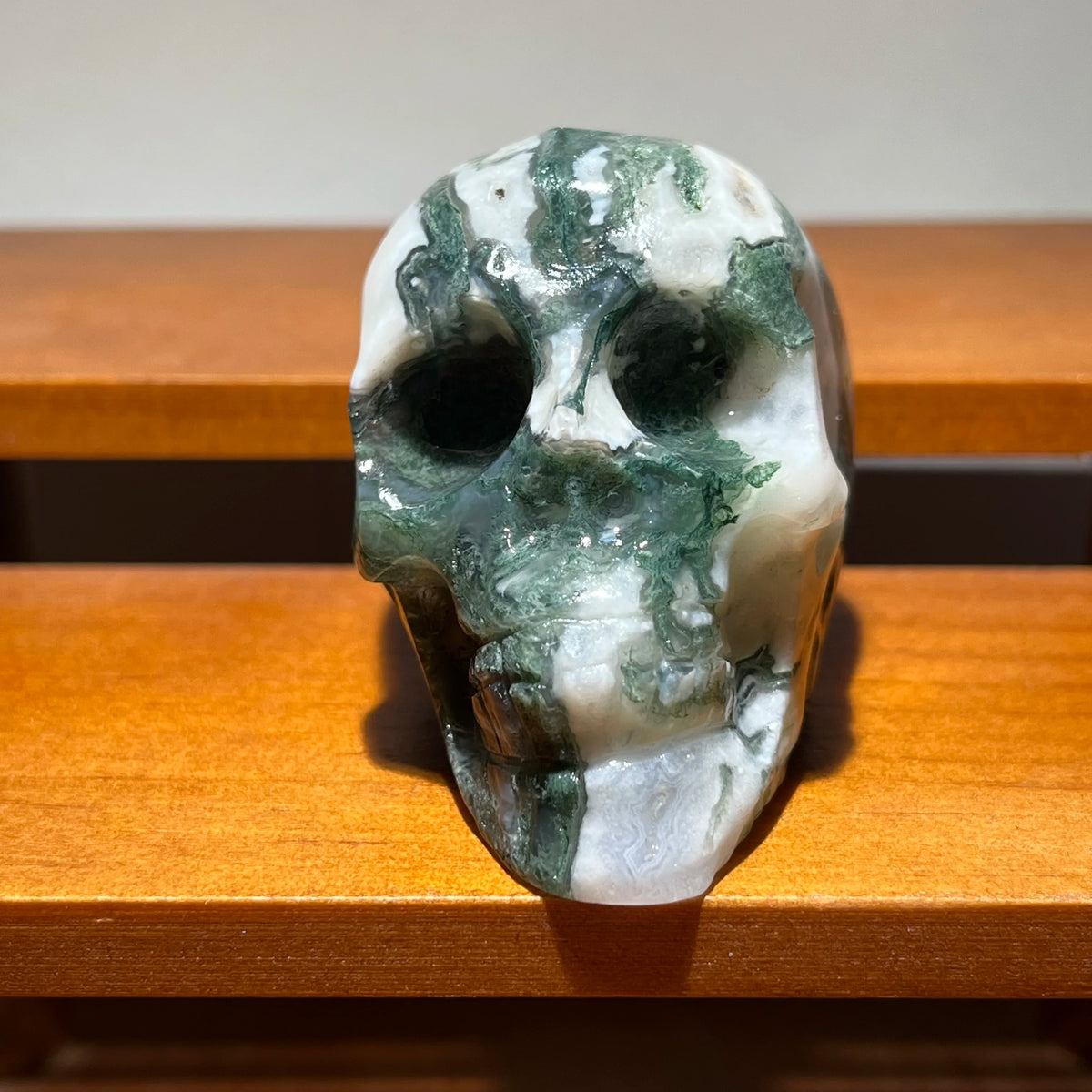 Green Jasper Skull-ToShay.org