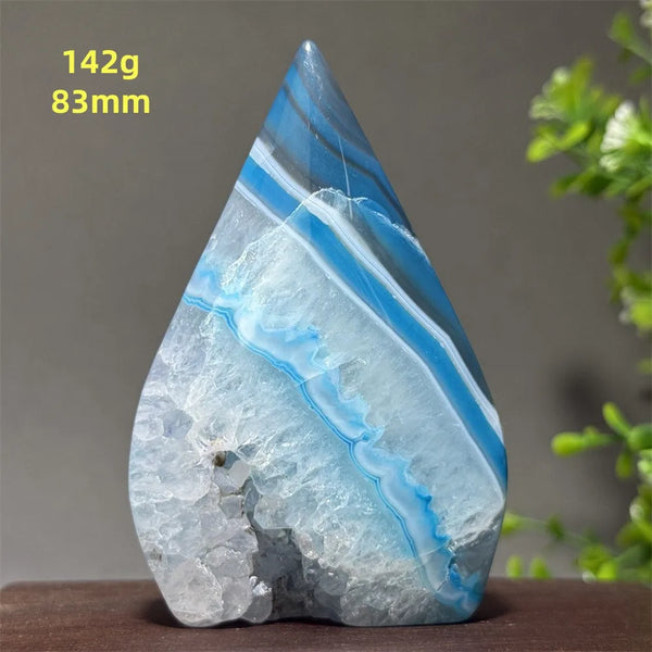 Blue Agate Torch-ToShay.org