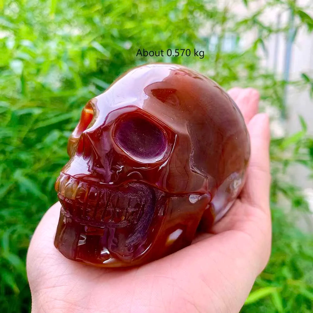 Red Sardonyx Skull-ToShay.org