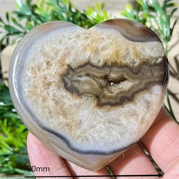 Yellow Agate Druzy Heart-ToShay.org