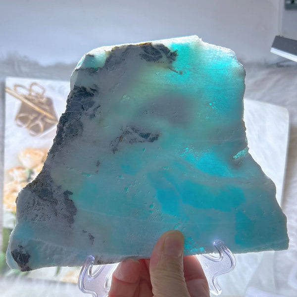 Blue Larimar Raw Stone-ToShay.org
