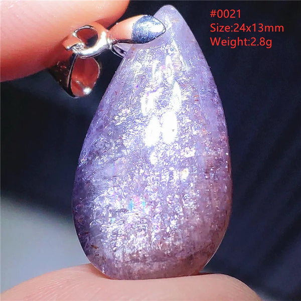 Blue Blood Red Lolite Pendant-ToShay.org