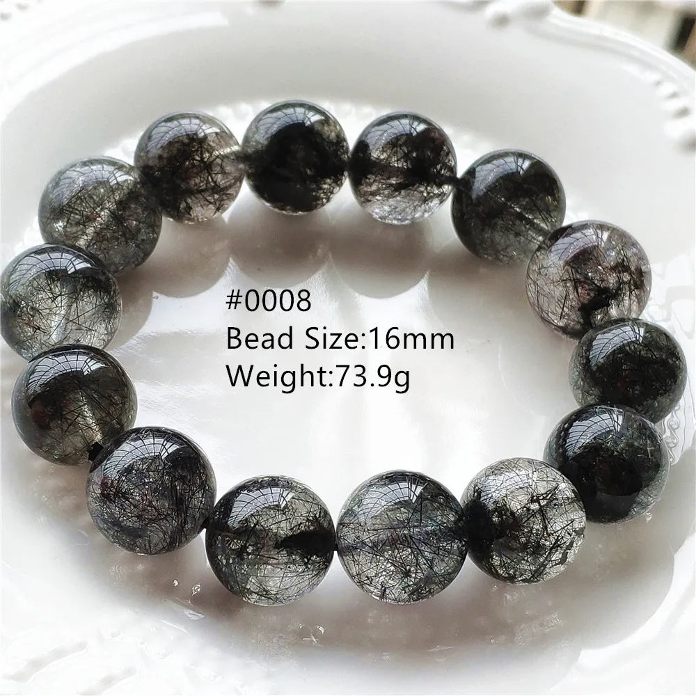 Black Rutilated Quartz Bracelet-ToShay.org