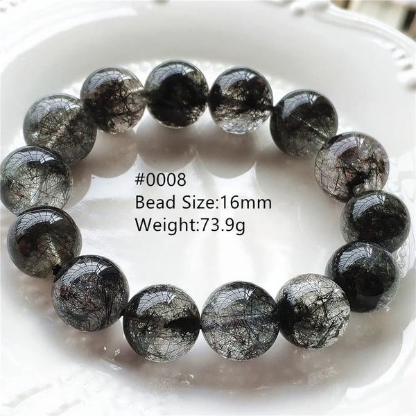 Black Rutilated Quartz Bracelet-ToShay.org