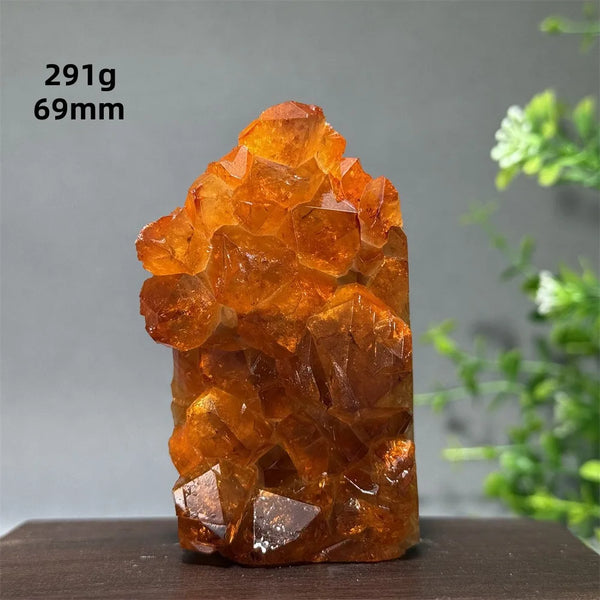 Orange Citrine Cave Cluster-ToShay.org