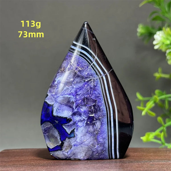 Purple Agate Flame-ToShay.org