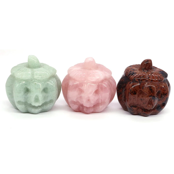 Mixed Crystal Pumpkin Face-ToShay.org