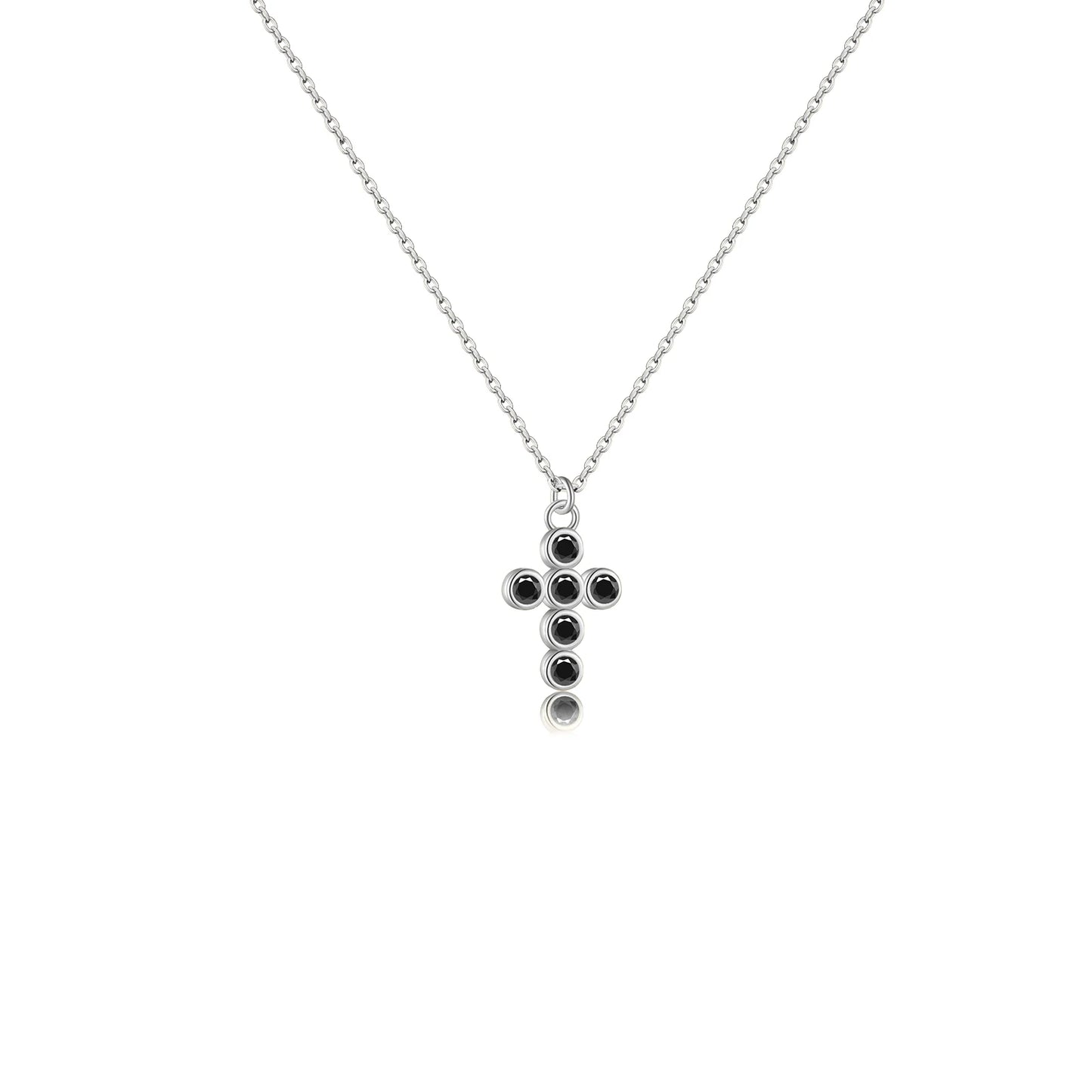 Gold Diamond Cross Necklace-ToShay.org