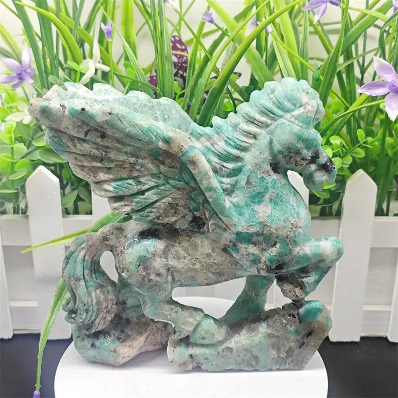 Blue Amazonite Unicorn-ToShay.org