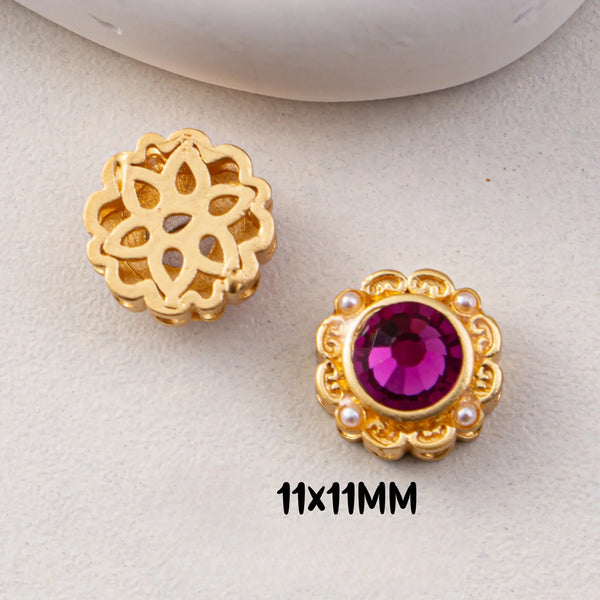 Gold Ruby Beads-ToShay.org