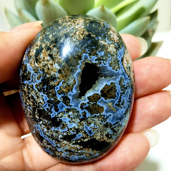 Ocean Jasper Palm Stone-ToShay.org