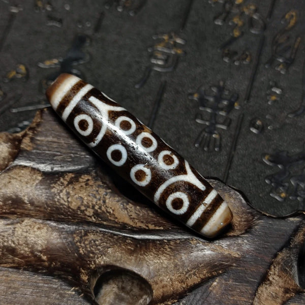 Tibetan Agate Eyes Dzi Beads-ToShay.org