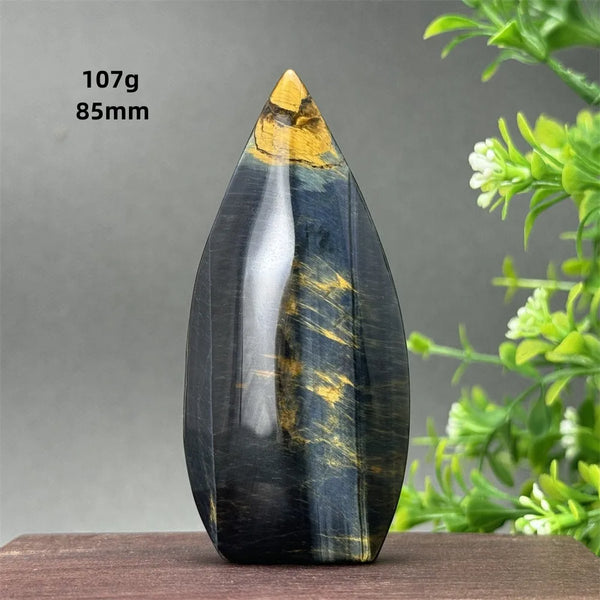 Blue Tiger Eye Stone Torch-ToShay.org