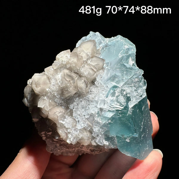 Blue Fluorite Mineral Crystal-ToShay.org