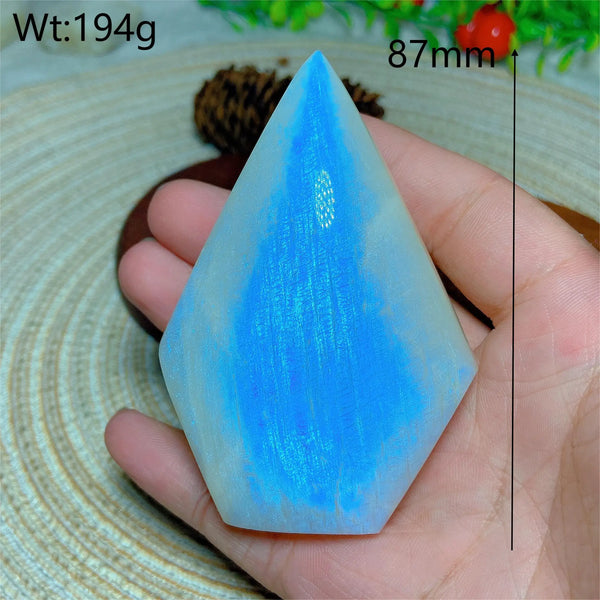 Blue Flash Moonstone Diamond-ToShay.org