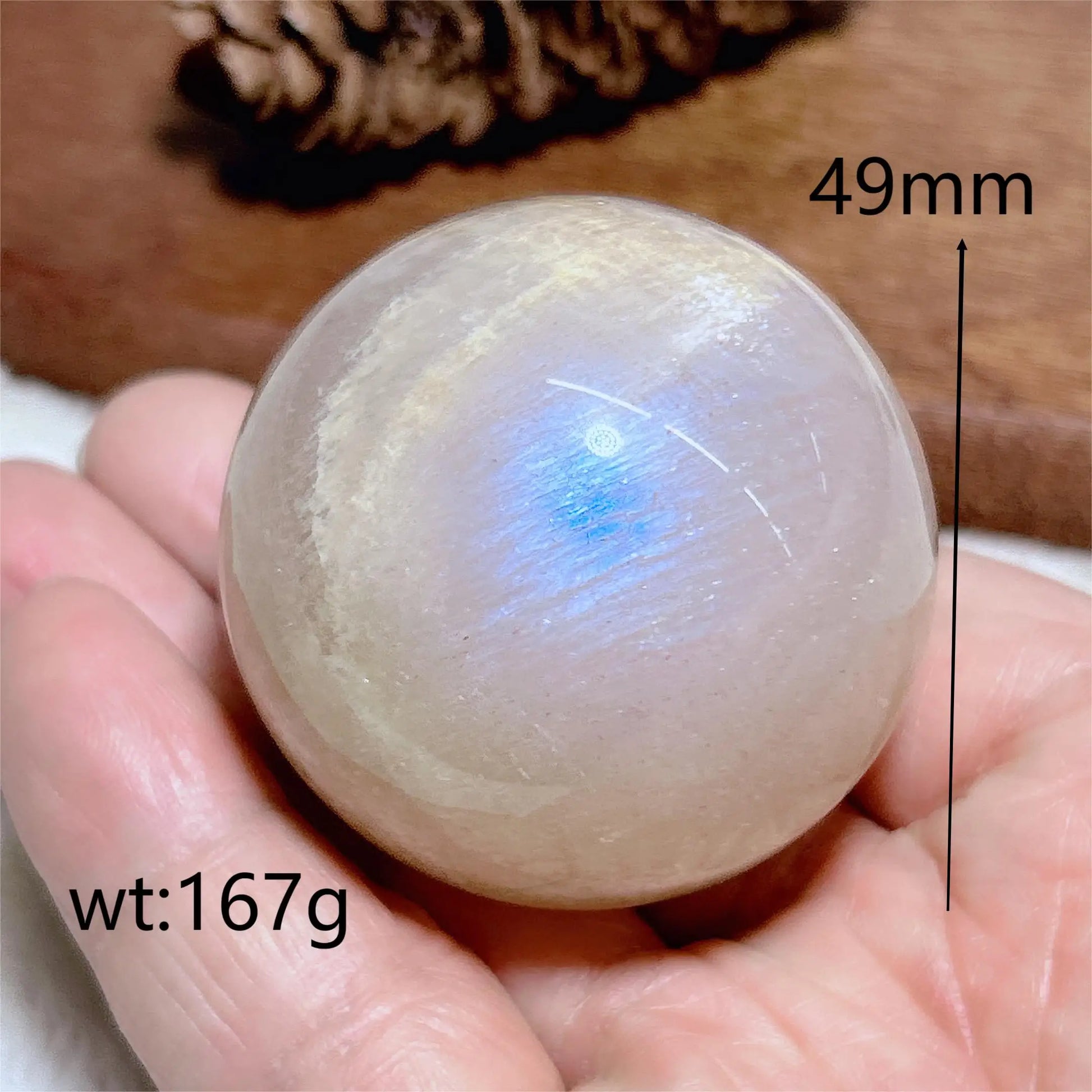 Blue Moonstone Ball-ToShay.org