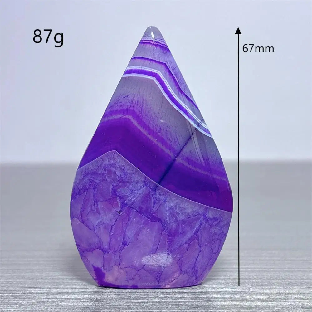 Violet Agate Torch-ToShay.org