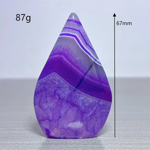 Violet Agate Torch-ToShay.org