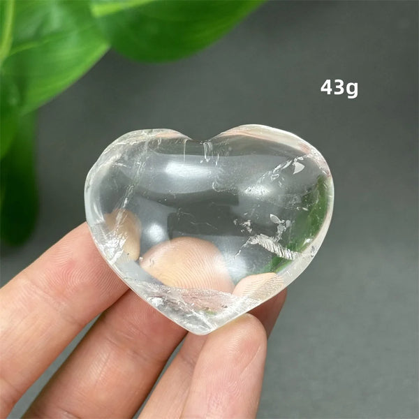 Clear Crystal Heart-ToShay.org