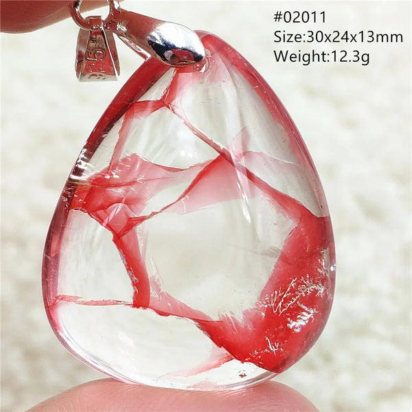 Red Limonite Quartz Pendant-ToShay.org