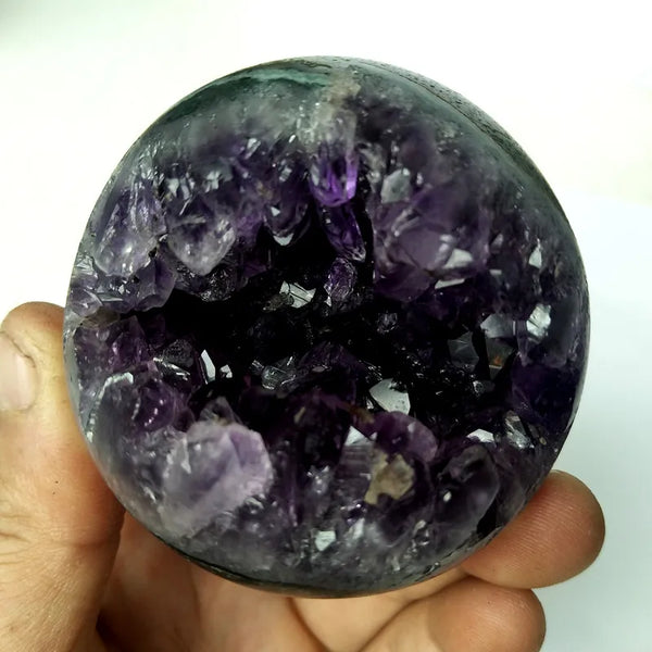 Purple Amethyst Geode Ball-ToShay.org