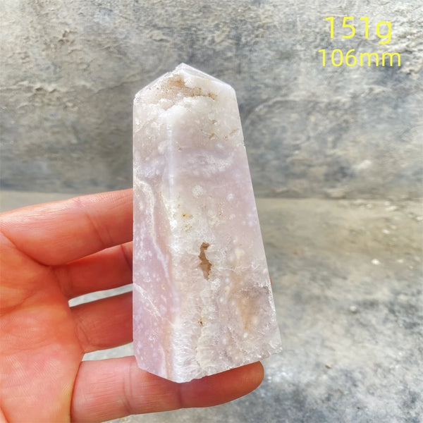 Pink Amethyst Cherry Blossom Agate-ToShay.org
