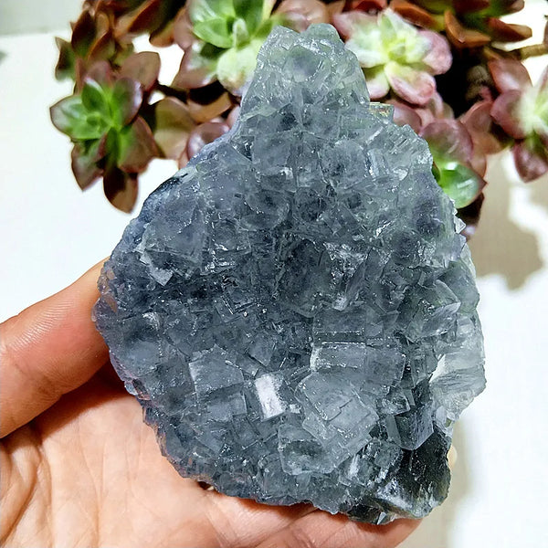 Blue Fluorite Crystal-ToShay.org