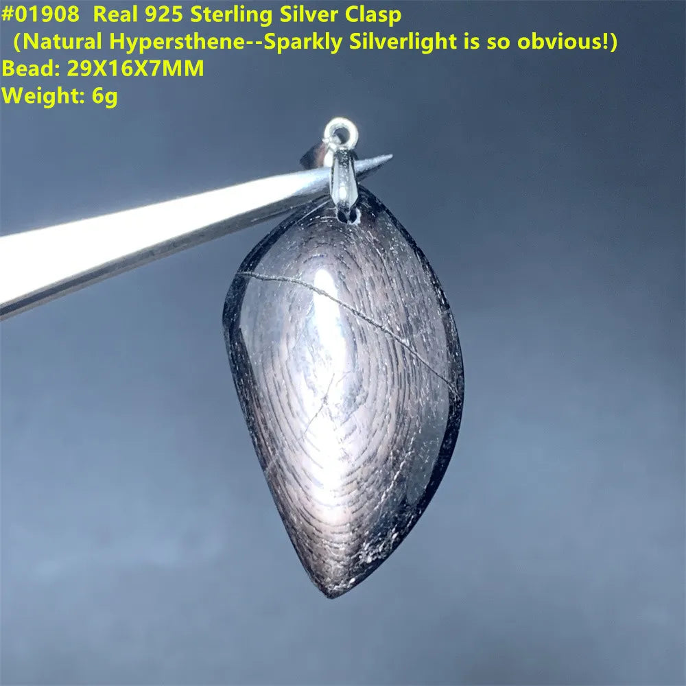 Black Hypersthene Pendant-ToShay.org