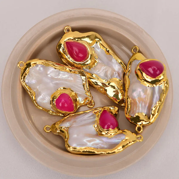 White Pearl Charms-ToShay.org
