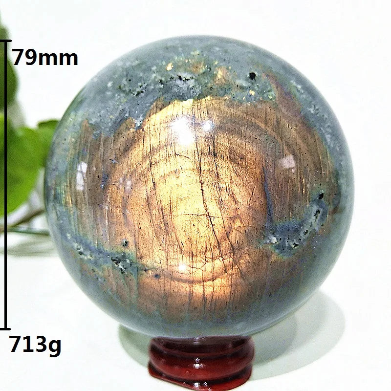 Yellow Labradorite Crystal Ball-ToShay.org