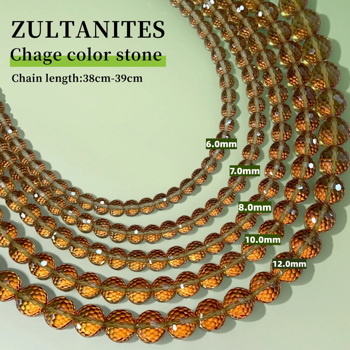 Zultanite Changing Beads-ToShay.org