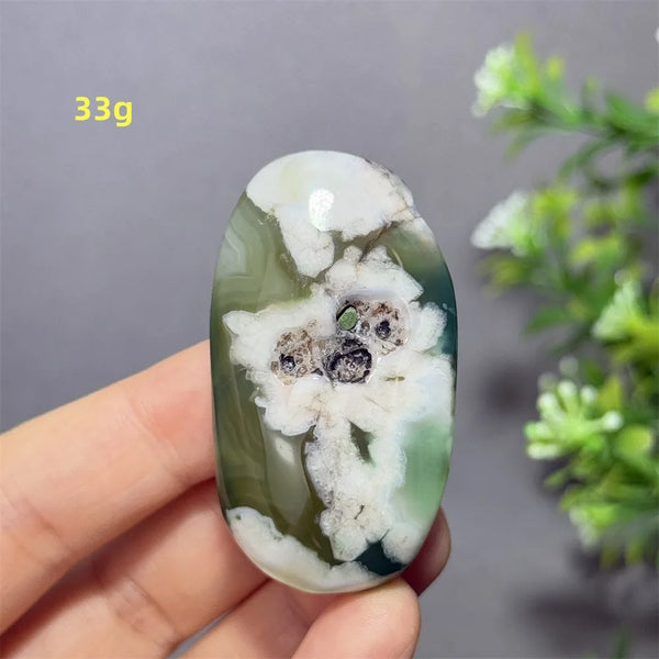 Green Cherry Blossom Agate-ToShay.org