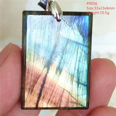 Blue Light Labradorite Pendant-ToShay.org