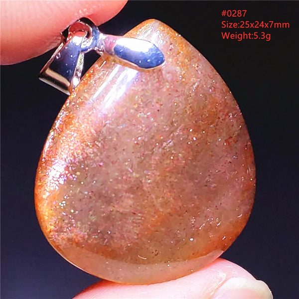 Orange Sunstone Pendant-ToShay.org