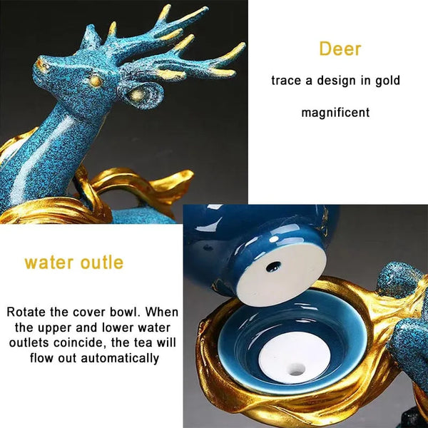 Deer Ceramic Teapot-ToShay.org
