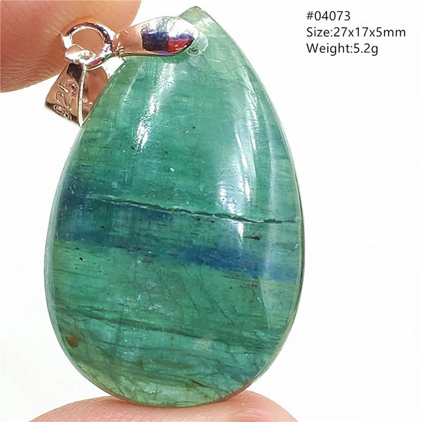 Green Kyanite Pendant-ToShay.org