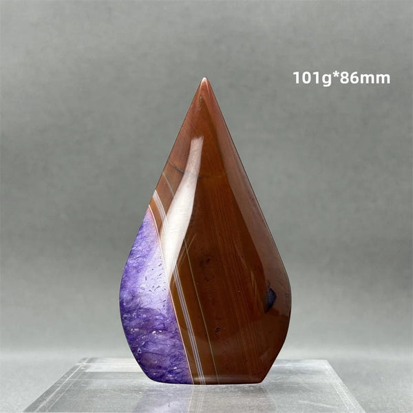 Purple Agate Torch-ToShay.org