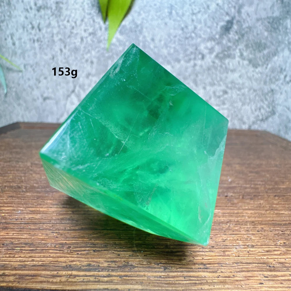 Green Fluorite Cube-ToShay.org