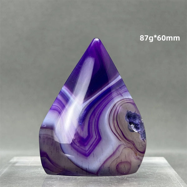 Purple Agate Torch-ToShay.org