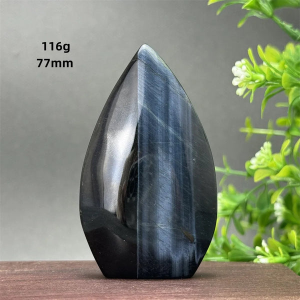 Blue Tiger Eye Stone Torch-ToShay.org