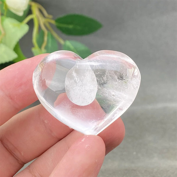 Clear Crystal Heart-ToShay.org