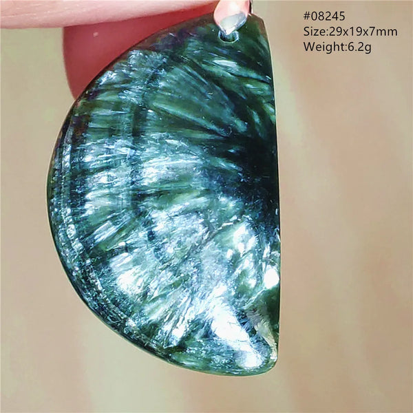 Green Seraphinite Pendant-ToShay.org