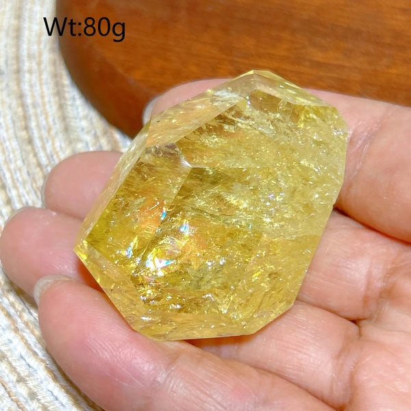 Yellow Smokey Citrine Crystal-ToShay.org