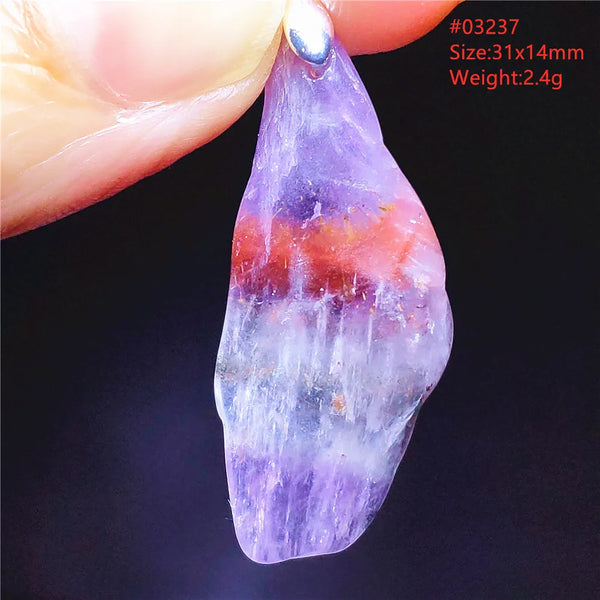 Purple Red Auralite Pendant-ToShay.org