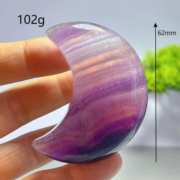 Rainbow Fluorite Moon-ToShay.org