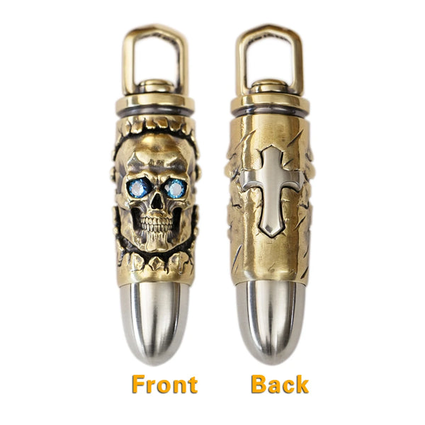 Silver Skull Pendant-ToShay.org